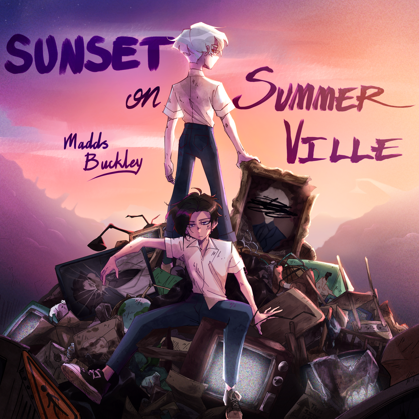 Sunset On Summerville Poster